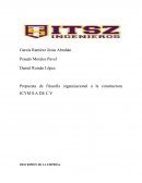 GESTION Propuesta de filosofía organizacional a la constructora ICYM S.A DE C.V