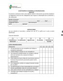 COMO ES QUE SE DA UN CUESTIONARIO DE DESARROLLO ORGANIZACIONAL