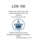 Cuento "Los 100"