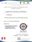 Nociones genéricas de la normatividda turística.