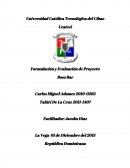Estudio de Mercado Formulación y Evaluación de Proyecto