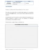 Actividades trabajo: la educación personalizada en “Ser y tener”