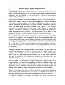 Análisis de los modos de producción