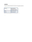 COSTOS de 3 proveedores importantes para la fabricación