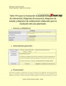 Taller N°4 para la Evaluación Sumativa 4: Diagramas de interacción, Diagrama de secuencia, diagrama de estado y diagrama de colaboración elaborado para la resolución del caso planteado