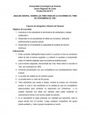 TEMA DE UN ANALSIS GRUPAL: SOBRE LAS TRES TESIS DE LO OCURRIDO EL TRES DE NOVIEMBRE DE 1903