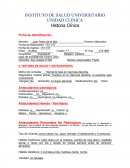 HISTORIA DE SALUD Y ANTECEDENTES