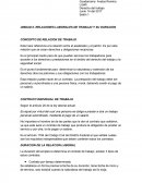 UNIDAD II. RELACIONES LABORALES DE TRABAJO Y SU DURACION CONCEPTO DE RELACION DE TRABAJO