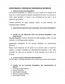 CUAL ES EL CUESTIONARIO 6_PROVINCIAS FISIOGRÁFICAS DE MÉXICO