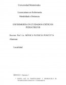 ENFERMERÍA EN CUIDADOS CRÍTICOS PEDIÁTRICOS