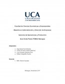 Maestría en Administración y Dirección de Empresas Gerencia de Operaciones y Producción