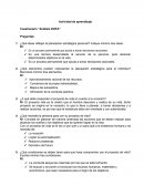 Actividad de aprendizaje Cuestionario “Análisis DOFA”