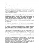 Tema de Ensayo ¿Que soy como ser humano?