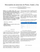 Combinación de propiedades metálicas que puede tener dos o más compuestos