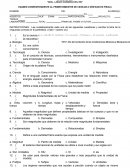 EXAMEN CORRESPONDIENTE AL PRIMER BIMESTRE DE CIENCIAS II (ÉNFASIS EN FÍSICA)