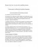 Romero José Luis: La crisis de la república romana