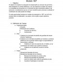 El objetivo de realizar la evaluación de desempeño es conocer de qué forma está trabajando la central telefónica y ver qué aspectos se deben de mejorar
