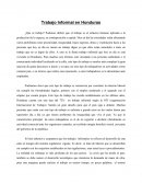 Trabajo Informal en Honduras