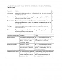 CUMPLIMIENTO DE LOS VOLUMENES PLANIFICADOS PARA LOS DIFERENSTES ASPECTOS DE LA PREPARACION. Página 2