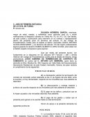 Demanda Sumaria Civil terminacion de contrato comodato