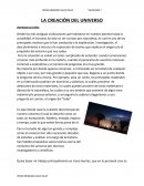 LA CREACIÓN DEL UNIVERSO