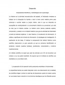 Antecedentes filosóficos y metodológicos de la psicología