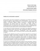 Análisis de Los articulación en general