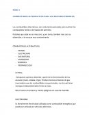 FORO 1 COMBUSTIBLES ALTERNATIVOS PARA LOS MOTORES TERMICOS