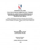 CARGA Y DESCARGA DE LOS BUQUES PETROLEROS