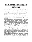 64 minutos en el metro: Una crónica de retrasos y desesperación
