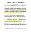 Reflexión critica sobre el consumismo