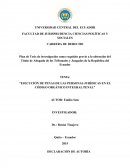 Ejecución de penas de las personas jurídicas en el código orgánico integral penal