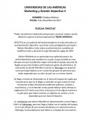 Marketing y Gestión Deportiva V PELÍCULA “INVICTUS”