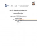 LABORATORIO DE QUÍMICA PRÁCTICA No. 6 PREPARACIÓN DE SOLUCIONES CUANTITATIVAS