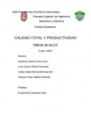 CALIDAD TOTAL Y PRODUCTIVIDAD “Método de las 5’s”