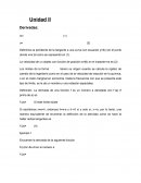 Unidad II Derivadas