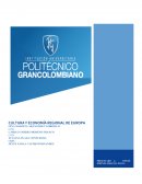 Entrega de economía y cultura regional de europa.