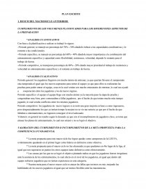 CUMPLIMIENTO DE LOS VOLUMENES PLANIFICADOS PARA LOS DIFERENSTES ASPECTOS DE LA PREPARACION. Página 1