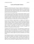 Resumen: curso de filosofía positiva