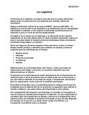 El término de la logística va todavía más allá que su propia definición, abarca todo un panorama de una empresa que maneje cadena de suministro