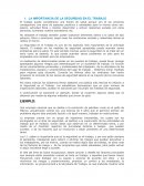 La importancia de la seguridad en el trabajo