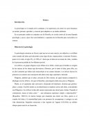 Historia de la psicologia Concepto biológico