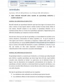 Actividades Lectura: «El rol del profesor en el desarrollo del talento»