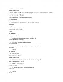 MOVIMIENTO ARTES Y OFICIOS. Página 1