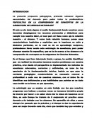 DIFICULTAD EN LA COMPRENSION DE CONCEPTOS EN LA ASIGNATURA DE CIENCIAS NATURALES