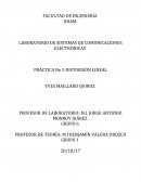 Practica 5: Distorsión Lineal