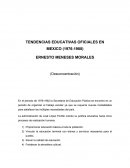 TENDENCIAS EDUCATIVAS OFICIALES EN MEXICO (1976-1988)