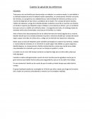 Articulación y análisis del cuento La Salud de los enfermos desde lo visto en psicología social