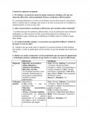 Contesta las siguientes preguntas