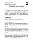Ensayo GUÍA DE MÉTODOS Y TÉCNICAS DIDÁCTICAS